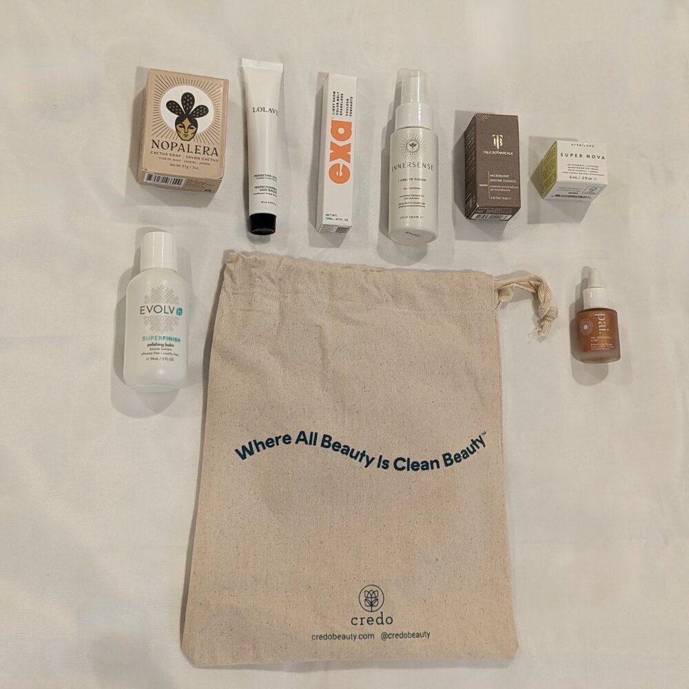 NWT Credo Beauty Clean Beauty [SET of 9, Includes 8 Travel Mini Size Products]